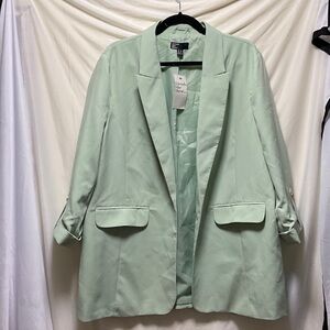 Friends Like These Light Green Women's Blazer